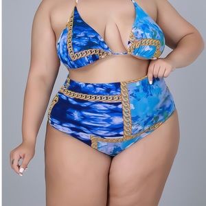 Boujee Bluee 3pc swimset ON SALE